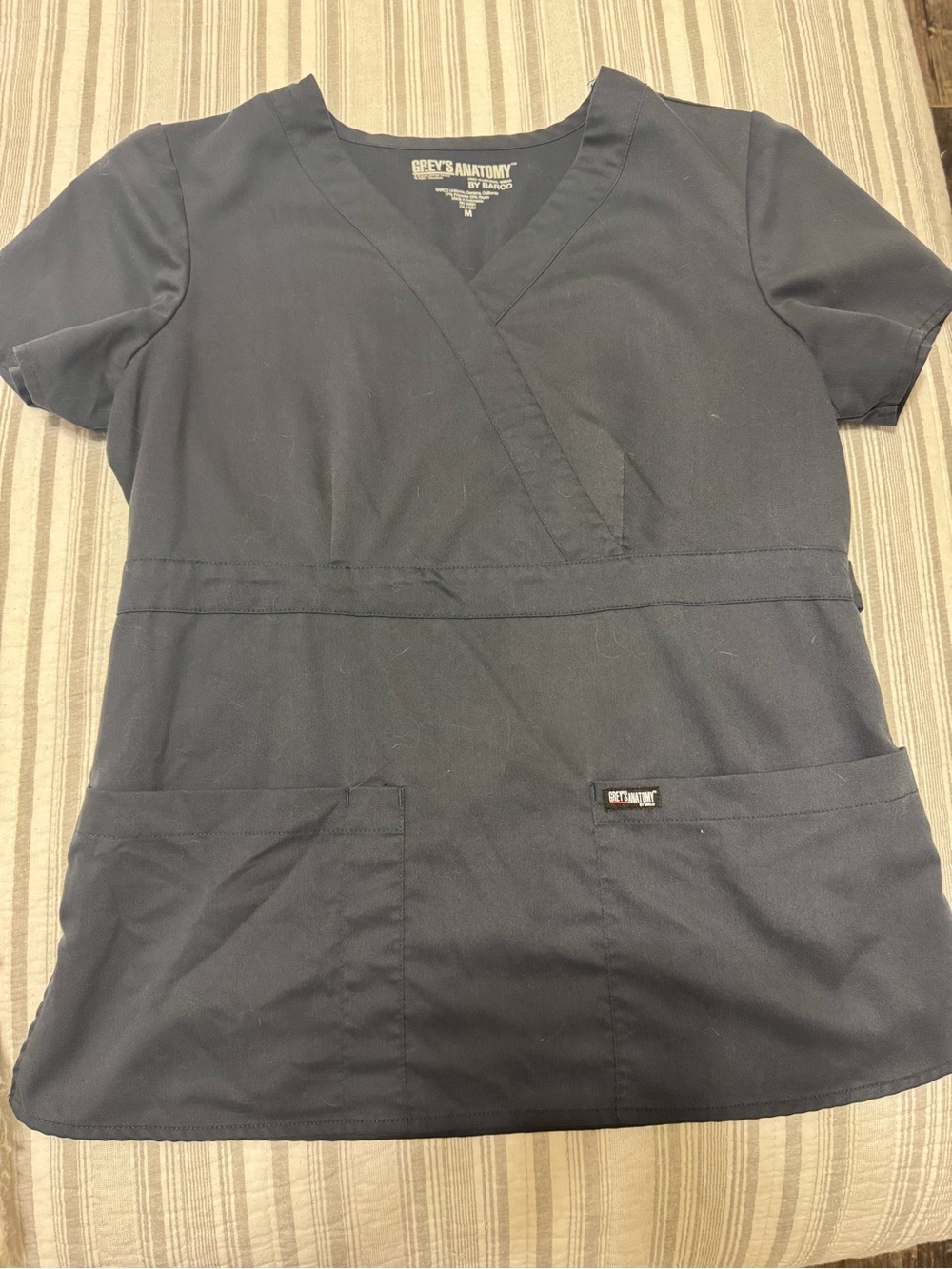 Grey's Anatomy Charcoal Gray Scrub Set